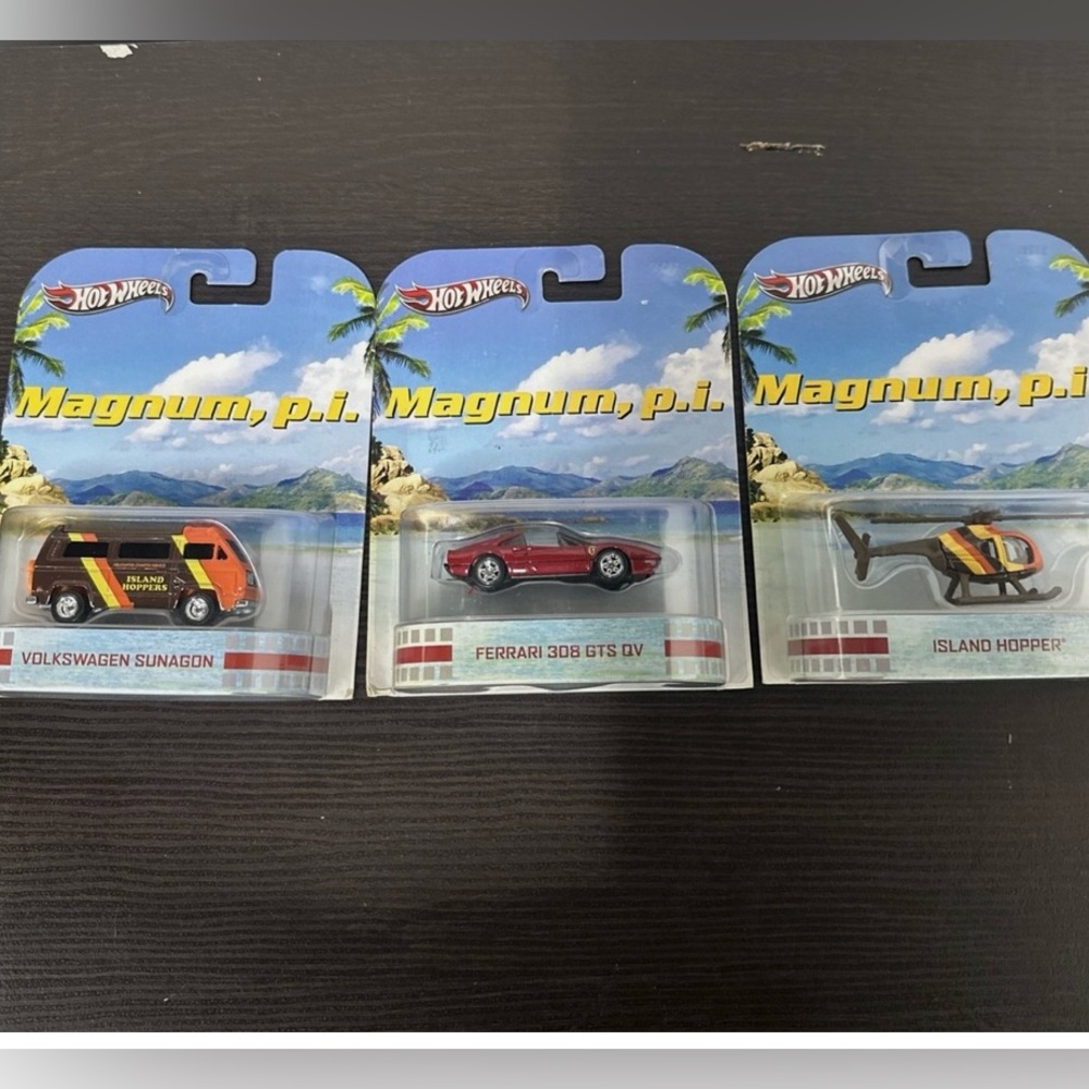 Magnum P.I Hot Wheels retro Vehicle Set